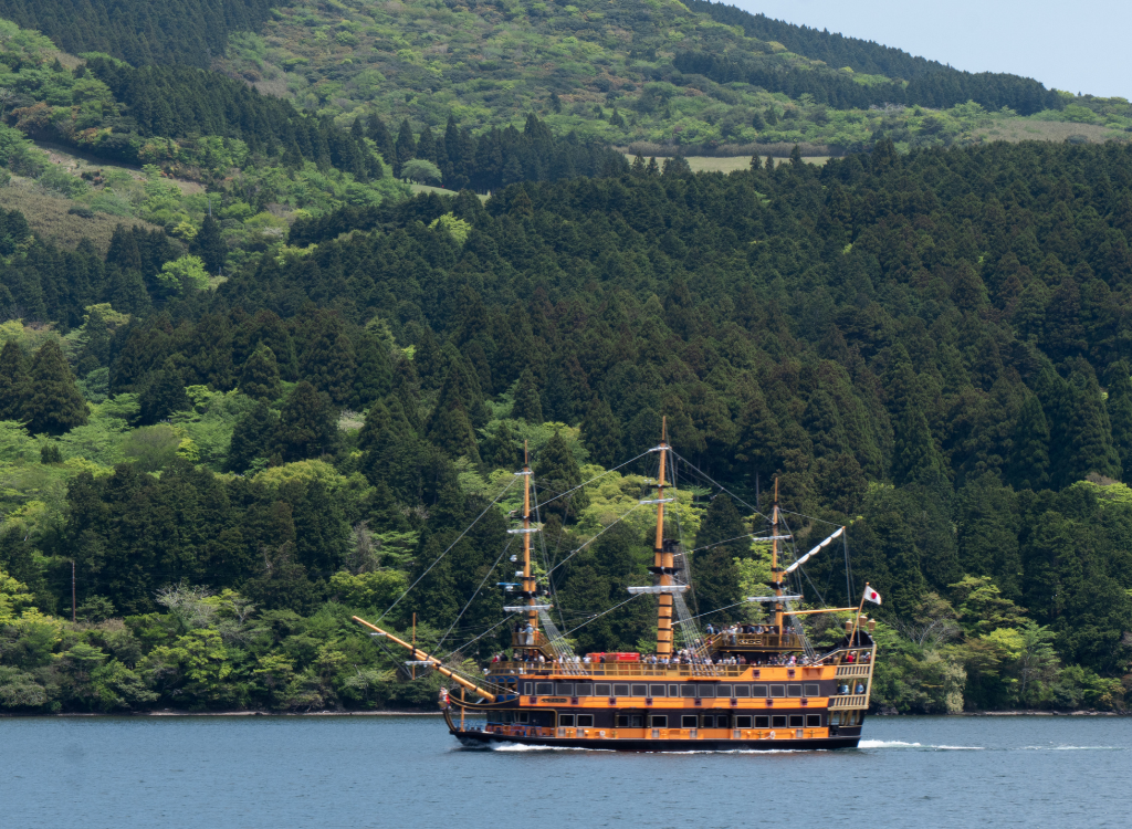 Bateau pirate sur le lac Ashi à Hakone