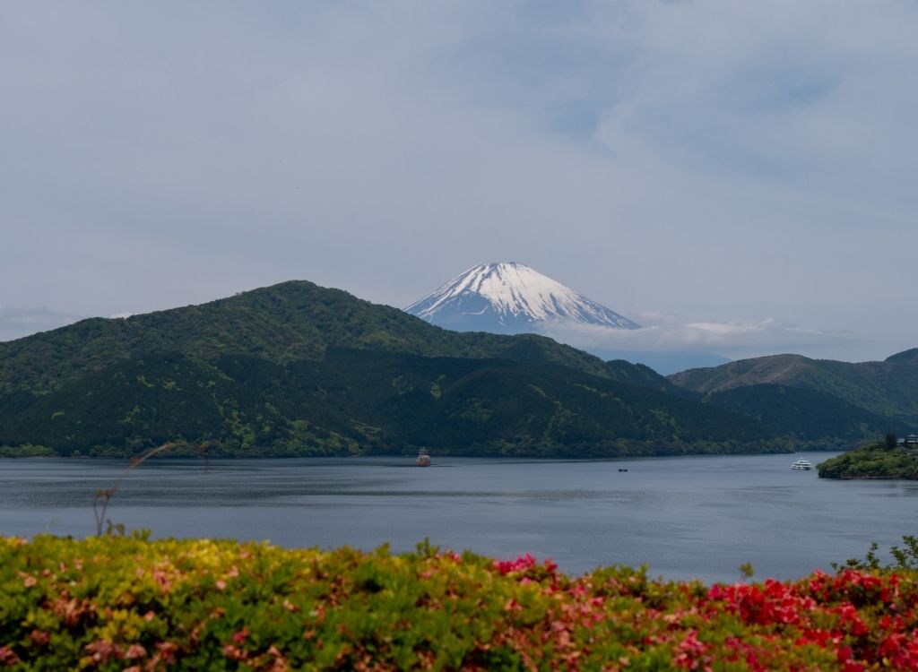 Fuji from Onshi park Hakone