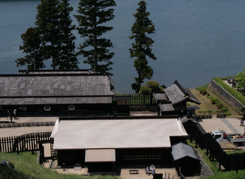 Hakone Checkpoint Museum Edo-period reconstruction - view from the observatory