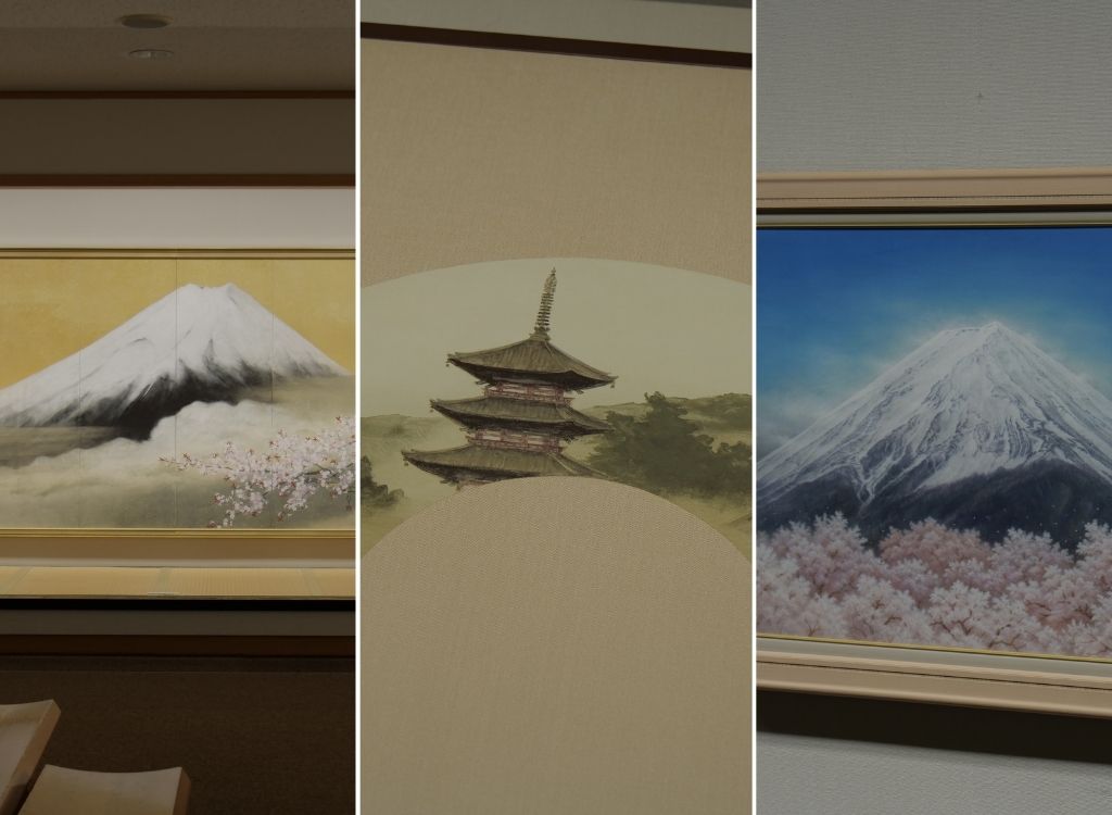 Nihonga Japanese paintings at Narukawa Art Museum Hakone