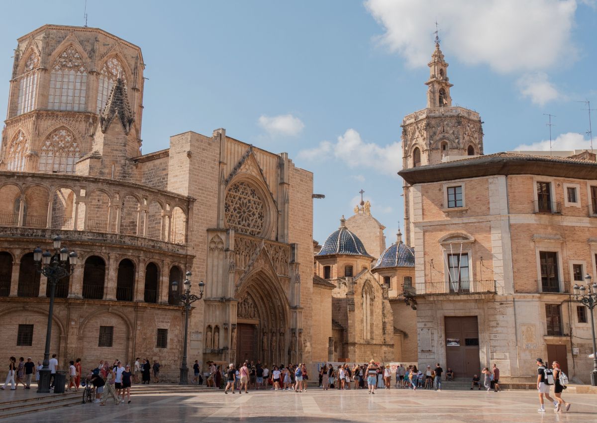 Valencia Spain, old city center
